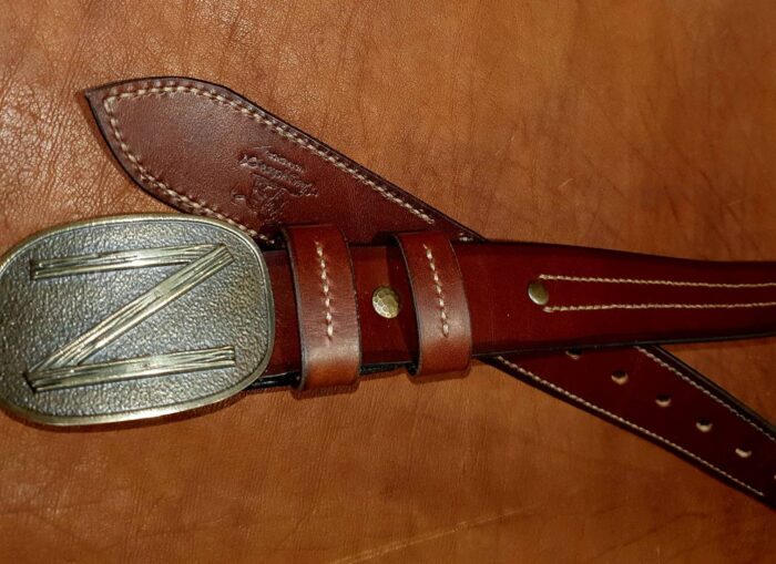 Belt "Z" Chernyshev`A WORKSHOP Изделия из кожи ручной работы, сделано с душой Автор: Чернышёв Андрей, г. Смоленск Магазин: https://marketcraft.ru/Chernyshev`A