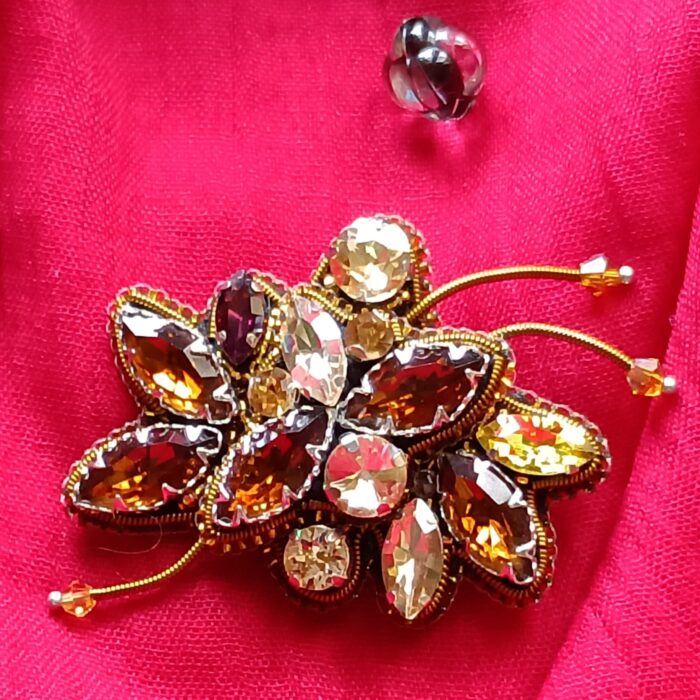 Брошь «Янтарная» — изображение 5