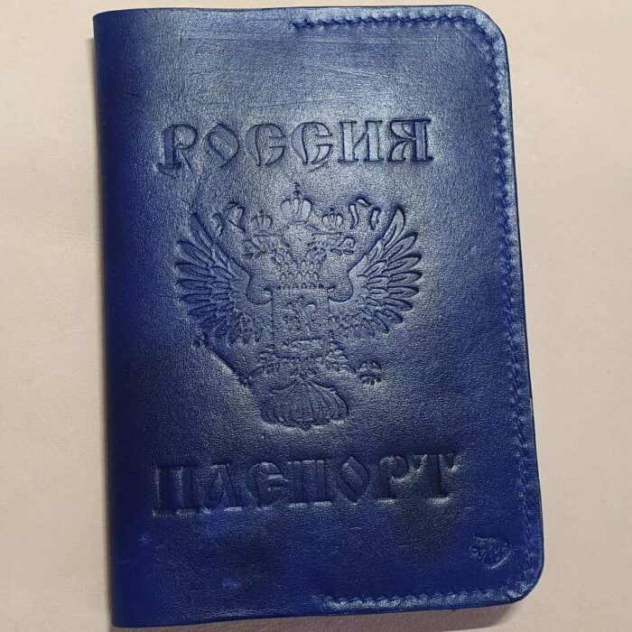 Passport cover "Classic" Chernyshev`A WORKSHOP Изделия из кожи ручной работы, сделано с душой Автор: Чернышёв Андрей, г. Смоленск Магазин: https://marketcraft.ru/Chernyshev`A