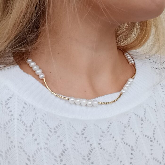 kolye s zhemchugom elna.jewelry Украшения ручной работы с натуральными камнями Автор: Елена Алешкова.