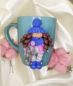 kruzhka "devchushka kucheryashka" Polymer World shop Изделия из полимерной глины с частичкой моей души Автор: Бронислава Коновалова г. Новосибирск Магазин: https://marketcraft.ru/store/polymer-world-shop