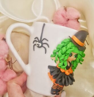 kruzhka "vedmochka" Polymer World shop Изделия из полимерной глины с частичкой моей души Автор: Бронислава Коновалова г. Новосибирск Магазин: https://marketcraft.ru/store/polymer-world-shop