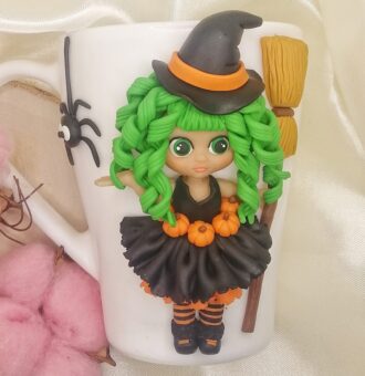 kruzhka "vedmochka" Polymer World shop Изделия из полимерной глины с частичкой моей души Автор: Бронислава Коновалова г. Новосибирск Магазин: https://marketcraft.ru/store/polymer-world-shop