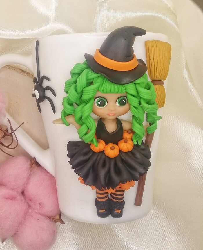 kruzhka "vedmochka" Polymer World shop Изделия из полимерной глины с частичкой моей души Автор: Бронислава Коновалова г. Новосибирск Магазин: https://marketcraft.ru/store/polymer-world-shop
