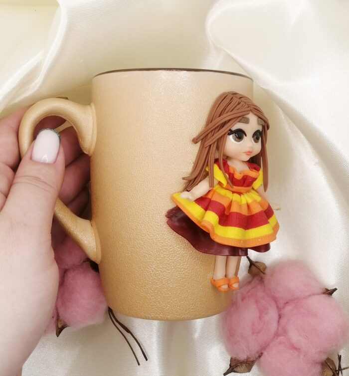 Kruzhka "letneye nastroyeniye" Polymer World shop Изделия из полимерной глины с частичкой моей души Автор: Бронислава Коновалова г. Новосибирск Магазин: https://marketcraft.ru/store/polymer-world-shop