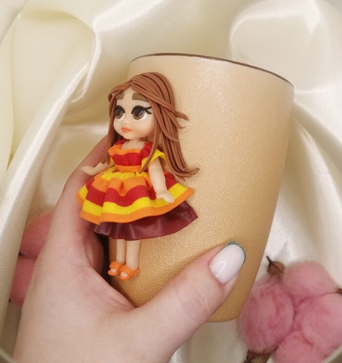 Kruzhka "letneye nastroyeniye" Polymer World shop Изделия из полимерной глины с частичкой моей души Автор: Бронислава Коновалова г. Новосибирск Магазин: https://marketcraft.ru/store/polymer-world-shop