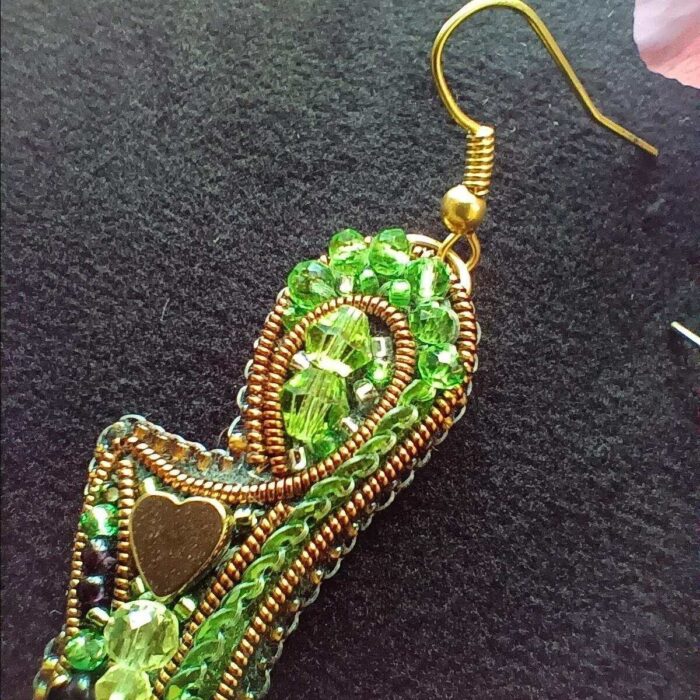 Dragon Claw Earrings Brosh_from_Lady_Si Бижутерия и аксессуары ручной работы из бисера и натуральных камней Автор: Стёпкина Ирина, г. Краснодар