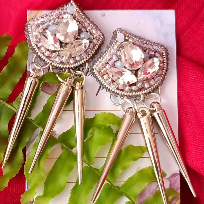 Three Pendants Brosh_from_Lady_Si Бижутерия и аксессуары ручной работы из бисера и натуральных камней Автор: Стёпкина Ирина, г. Краснодар
