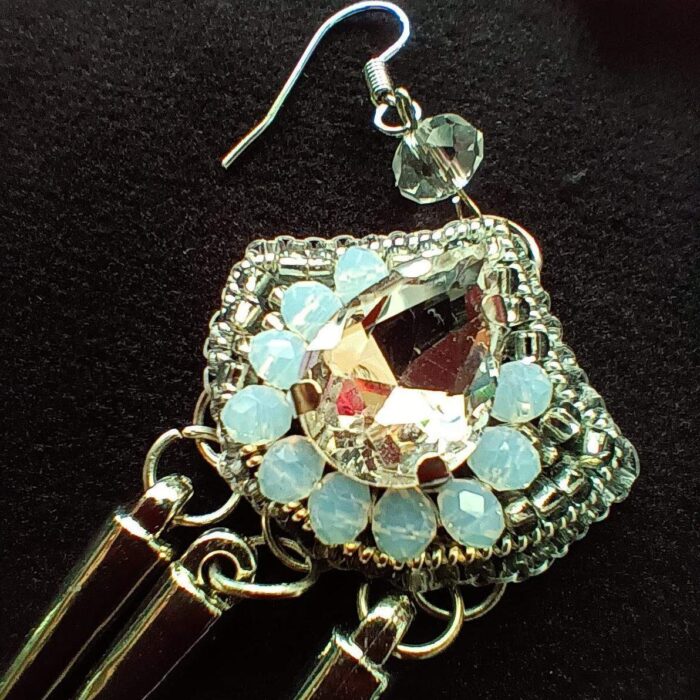 Earrings with Pendants Brosh_from_Lady_Si Бижутерия и аксессуары ручной работы из бисера и натуральных камней Автор: Стёпкина Ирина, г. Краснодар