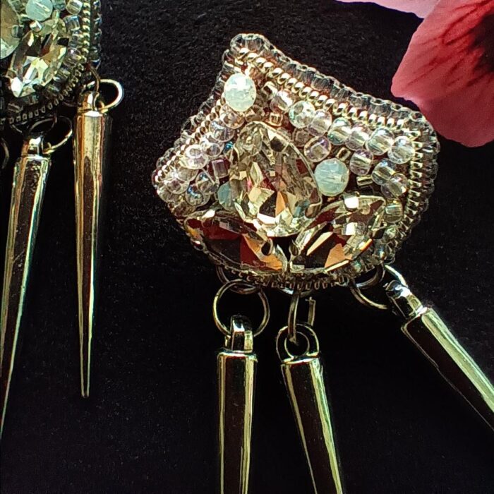 Three Pendants Brosh_from_Lady_Si Бижутерия и аксессуары ручной работы из бисера и натуральных камней Автор: Стёпкина Ирина, г. Краснодар