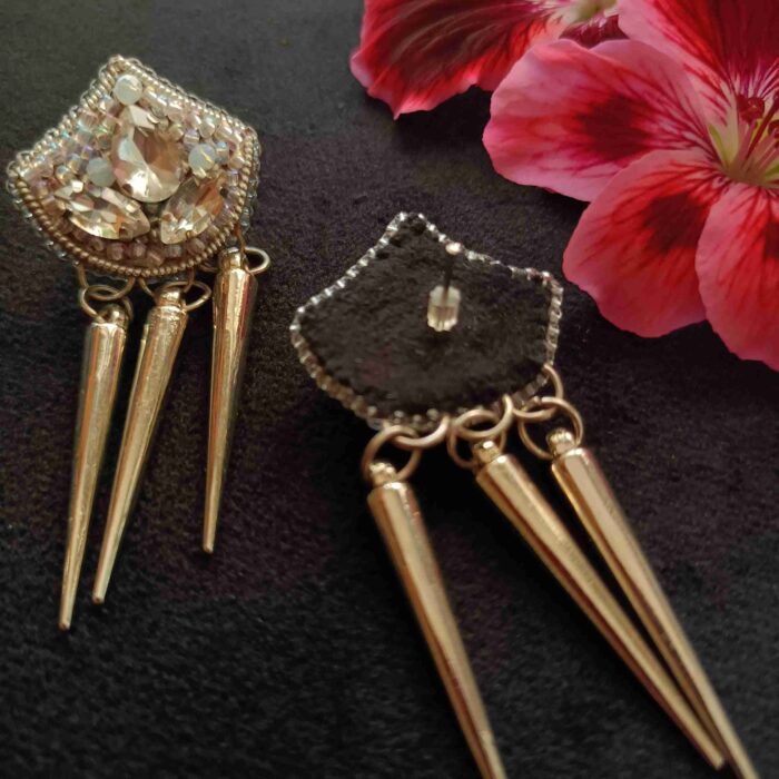 Three Pendants Brosh_from_Lady_Si Бижутерия и аксессуары ручной работы из бисера и натуральных камней Автор: Стёпкина Ирина, г. Краснодар