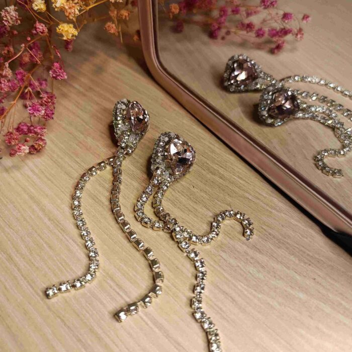 Pink Heart Earrings Brosh_from_Lady_Si Бижутерия и аксессуары ручной работы из бисера и натуральных камней Автор: Стёпкина Ирина, г. Краснодар