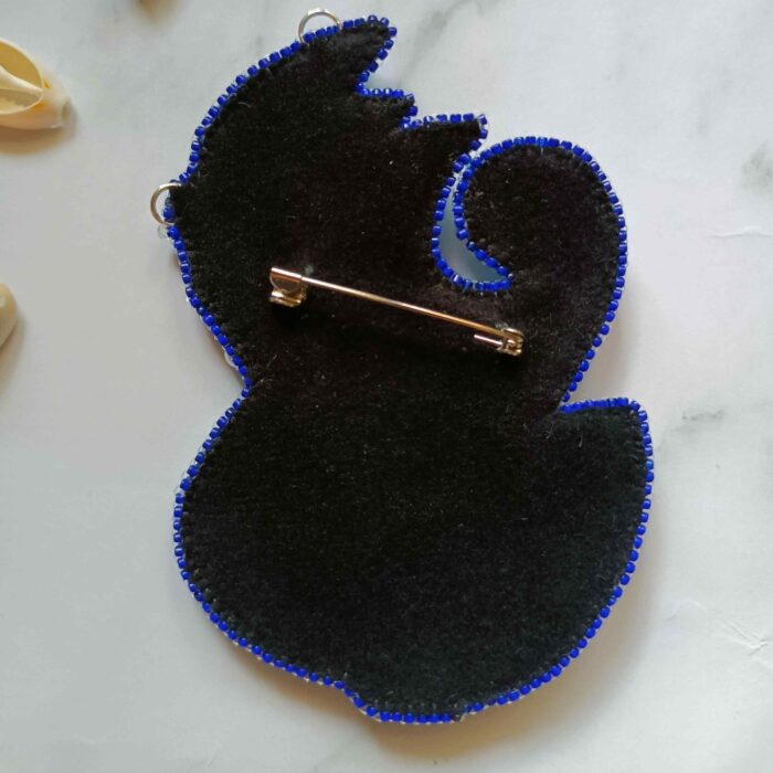 The Sea View Brooch Brosh_from_Lady_Si Бижутерия и аксессуары ручной работы из бисера и натуральных камней Автор: Стёпкина Ирина, г. Краснодар