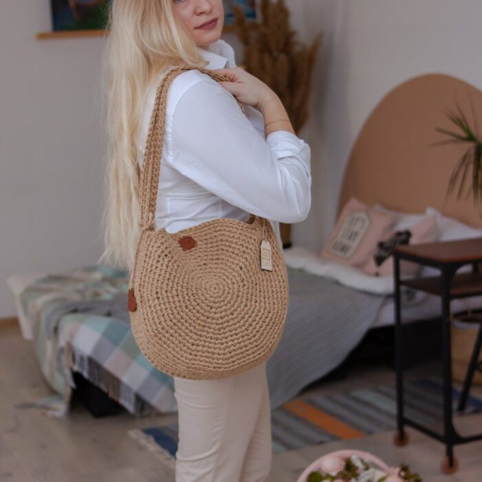 Sumka Toskana klassik LeS Вязаные сумки от LeS Светлана Клокова, г. Елец Магазин=https://marketcraft.ru/store/lana_ecosumki