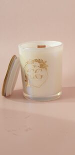 Свеча ароматическая "Аврора" 200 мл. в жемчужно-перламутровом стакане — изображение 6