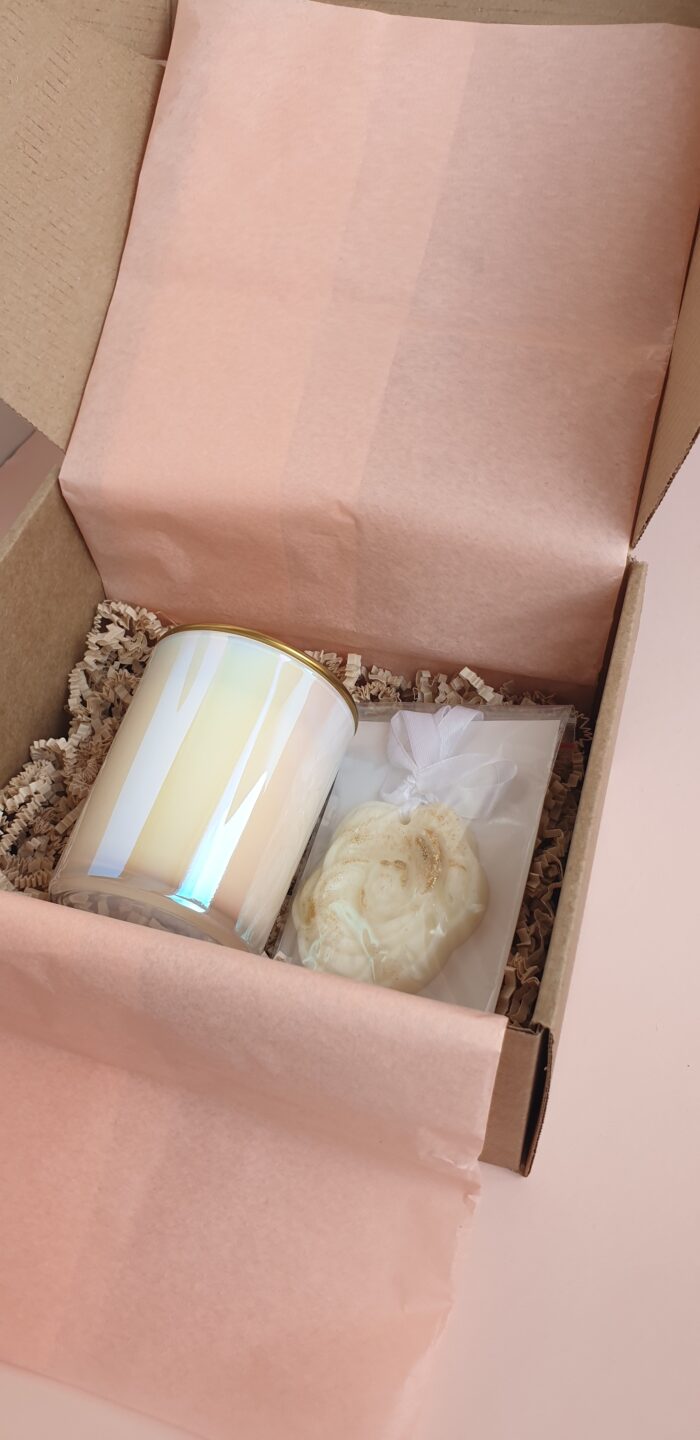 Свеча ароматическая "Аврора" 200 мл. в жемчужно-перламутровом стакане — изображение 9