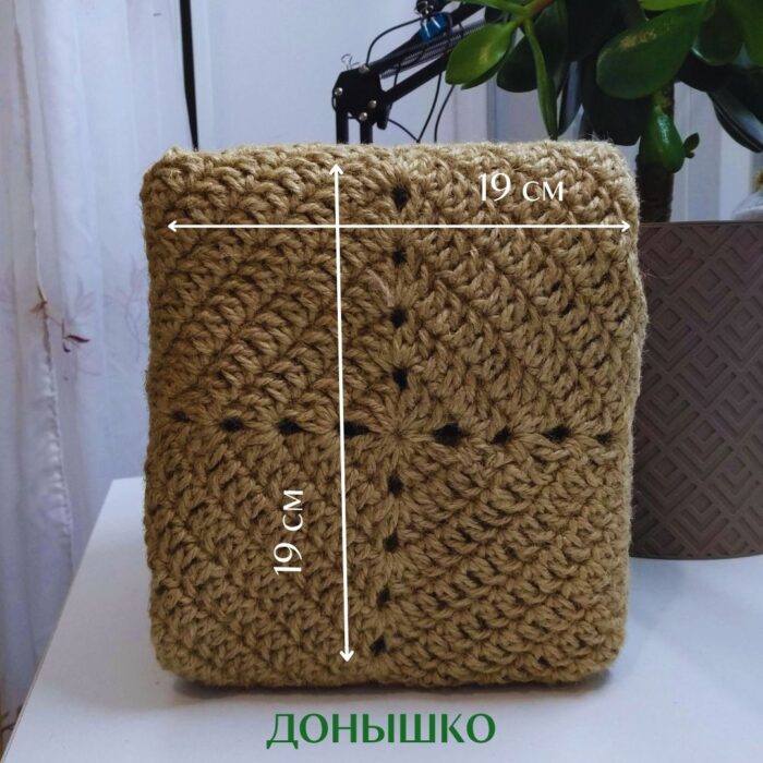 Sumka Magnoliya dzhut LeS Джут Магазин=https://marketcraft.ru/store/lana_ecosumki