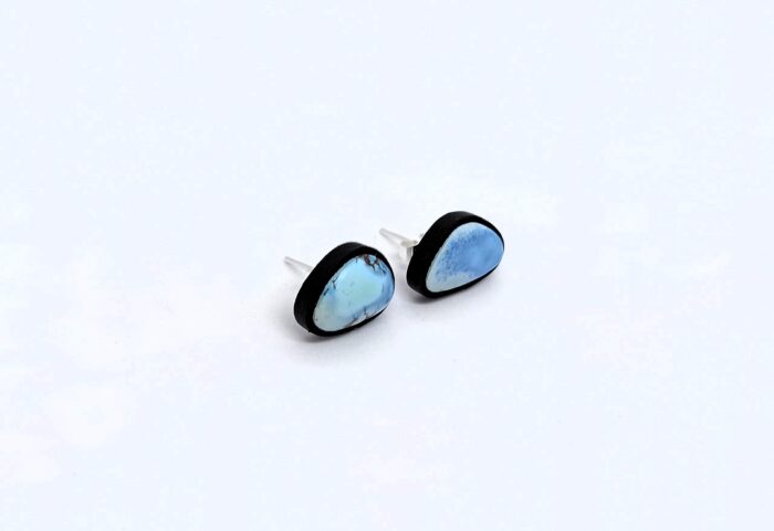 Серьги из кожи с камнями. — изображение 6