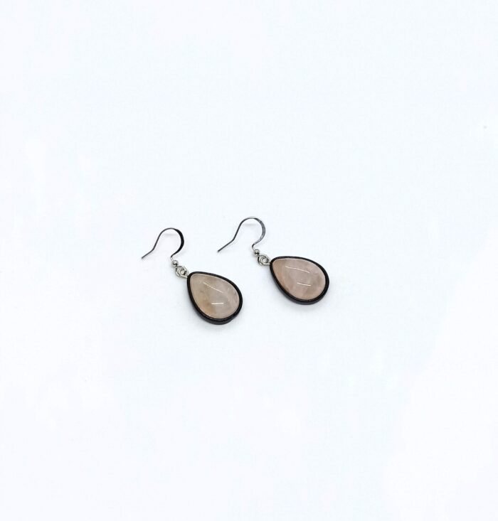Серьги из кожи с камнями. — изображение 9