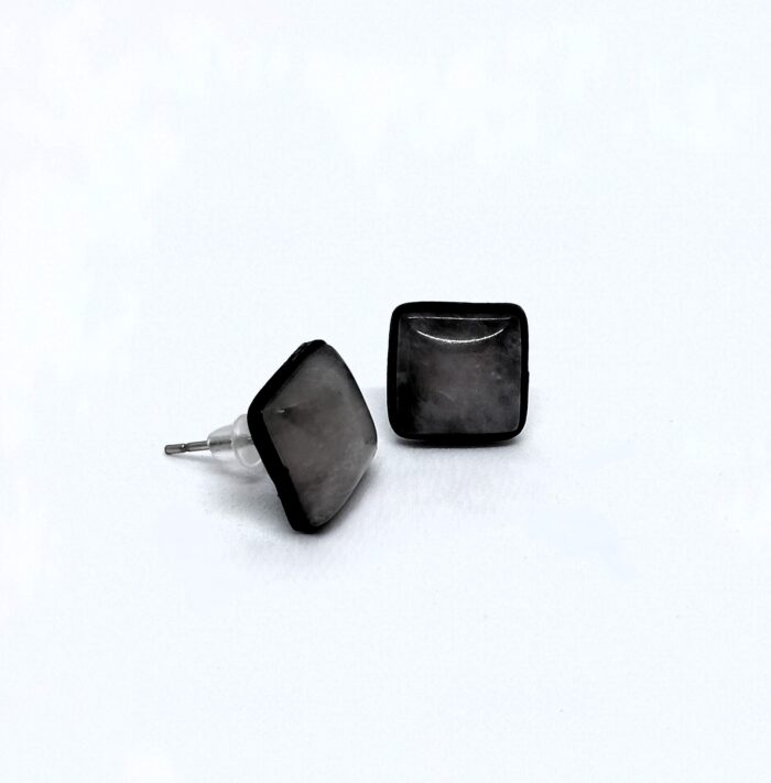 Серьги из кожи с камнями. — изображение 10