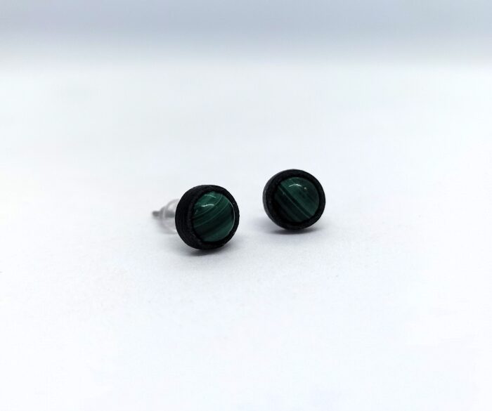 Серьги из кожи с камнями. — изображение 11