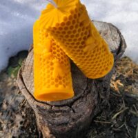 Формовая Свеча из пчелиного Воска с прополисом