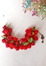 ягодка малинка -браслет — изображение 2