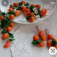 браслет с мандаринами
