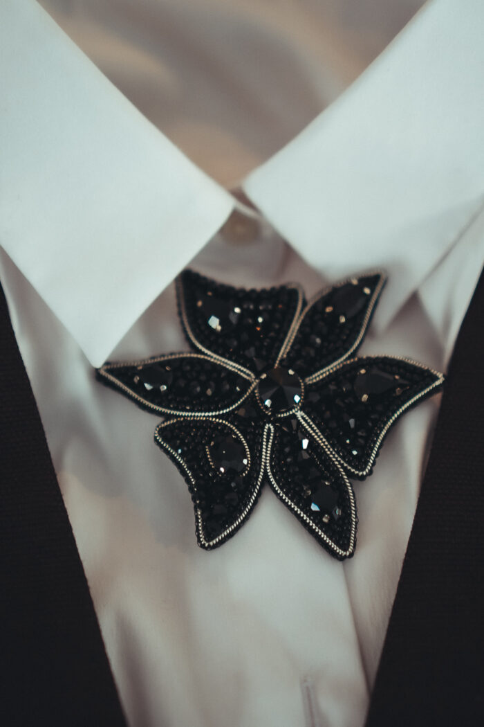 Брошь Цветок ассиметричный — изображение 2