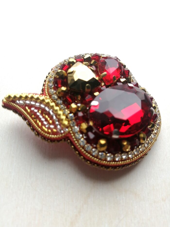 Брошь Яблоко — изображение 5