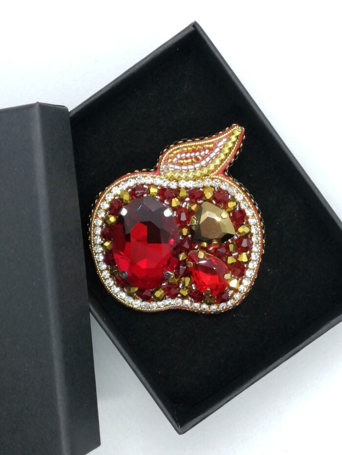 Брошь Яблоко — изображение 7