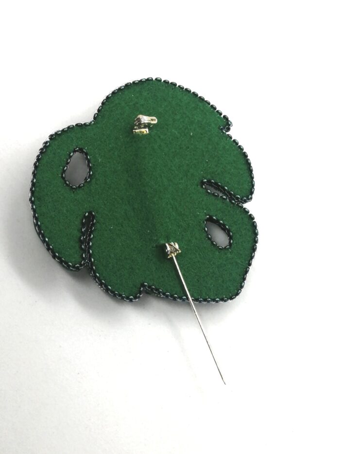 Брошь Монстера — изображение 9