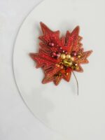 Брошь Кленовый лист — изображение 5