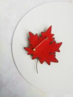 Брошь Кленовый лист — изображение 3