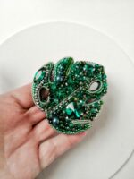 Брошь Монстера — изображение 3