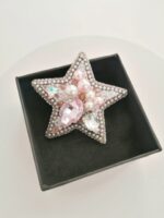 Брошь Звезда розовая — изображение 7