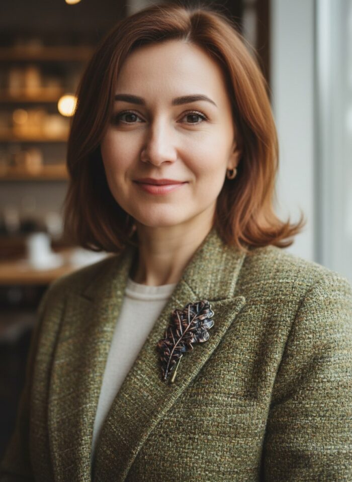 Брошь-игла Дуб — изображение 4