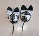 Атласные ёлочные шары