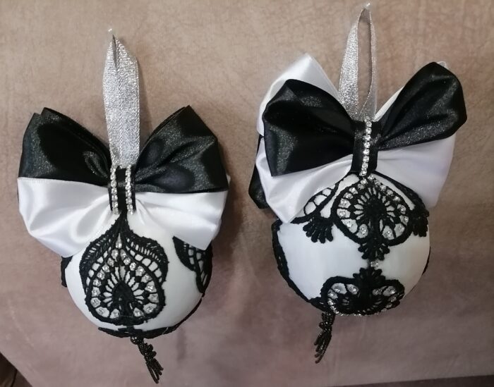 Атласные ёлочные шары — изображение 6