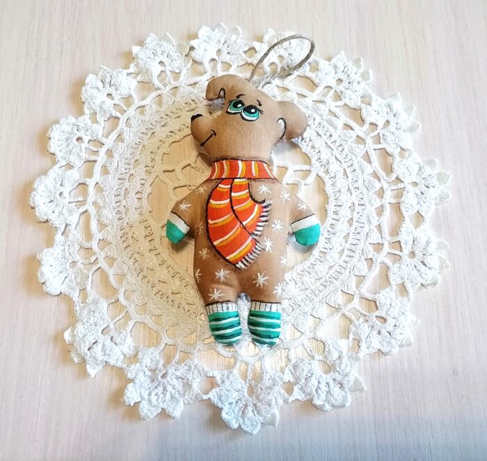 Набор кофейных текстильных игрушек . — изображение 4