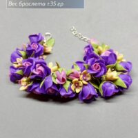 Браслет с розами