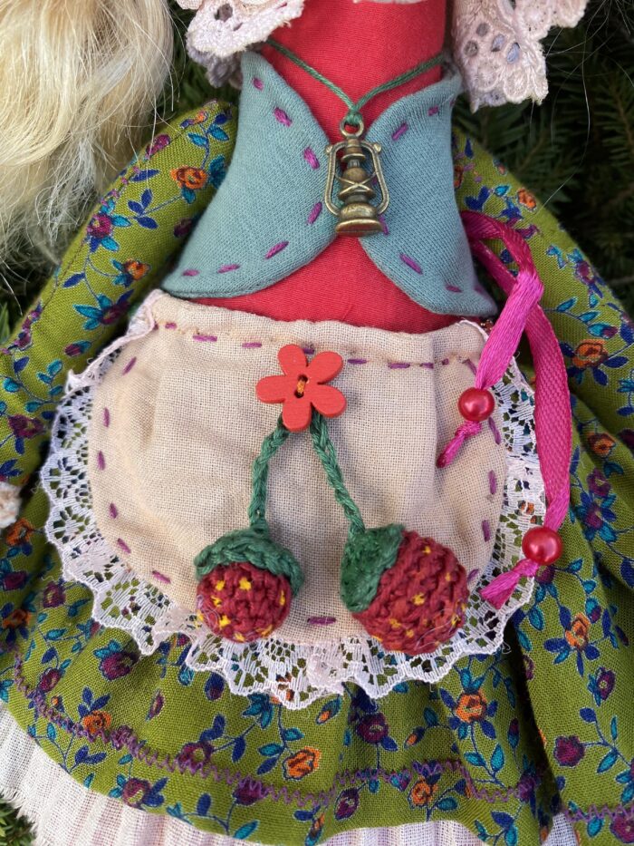 Текстильная интерьерная куколка. — изображение 2