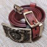 Авторский ремень "Красный октябрь" — изображение 2