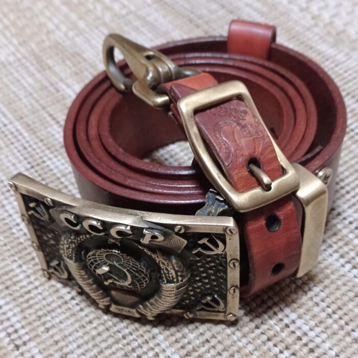 Авторский ремень "Красный октябрь" — изображение 2