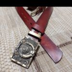 Авторский ремень "Красный октябрь"