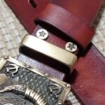 Авторский ремень "Красный октябрь" — изображение 4