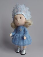 Текстильная кукла Снегурочка