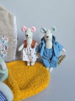 Текстильные игрушки. Семейка мышат. — изображение 15