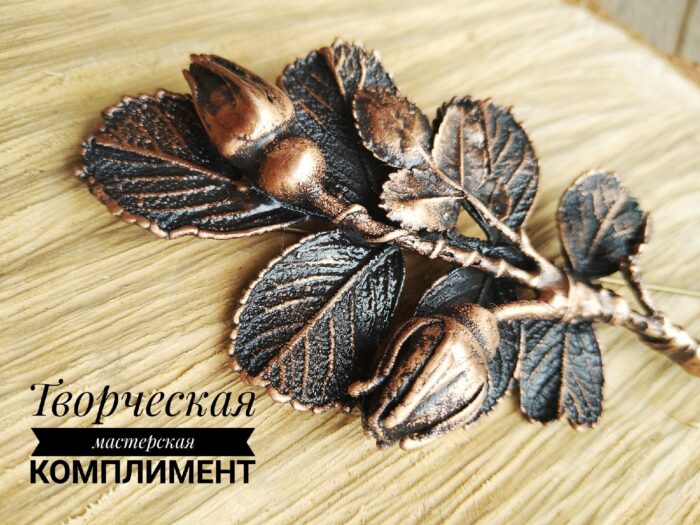 Брошь-игла Шиповник — изображение 3