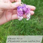 Серьги-грозди с гиацинтом — изображение 2